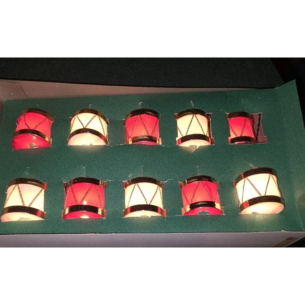 Vintage Kurt Adler Santa's World Italian Miniature Christmas Lights Tested